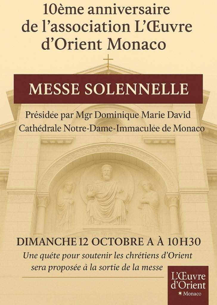 Evènements- Oeuvre d'Orient Monaco